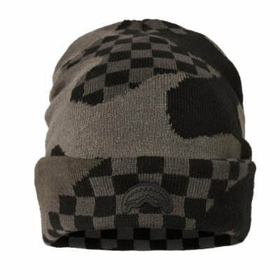 Sprayground 3am Never Sleep Ανδρικός Beanie Σκούφος σε Γκρι χρώμαΚωδικός: HW342 