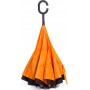Kazbrella PB23-022 Ανδρική Ομπρέλα Βροχής με Μπαστούνι Πορτοκαλί