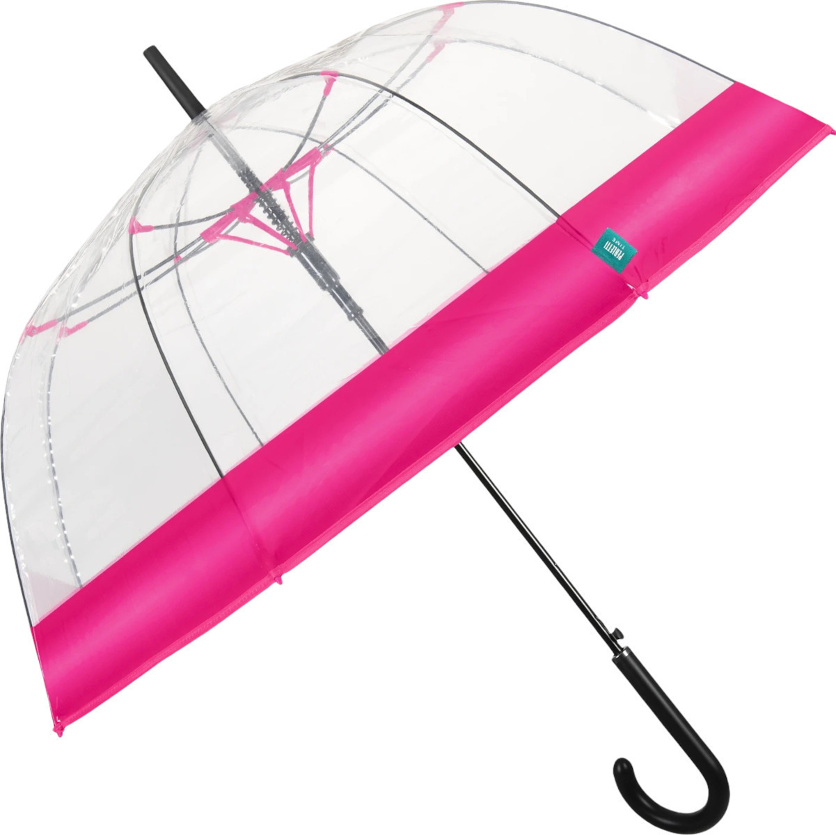 Perletti Αντιανεμική Ομπρέλα Βροχής με Μπαστούνι Φούξια Perletti Αντιανεμική Ομπρέλα Βροχής με Μπαστούνι Φούξια