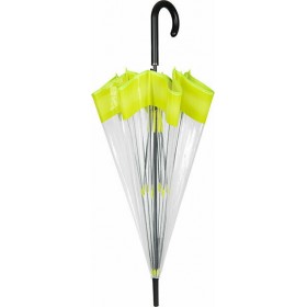 Perletti Αντιανεμική Ομπρέλα Βροχής με Μπαστούνι Κίτρινη Perletti Αντιανεμική Ομπρέλα Βροχής με Μπαστούνι Κίτρινη