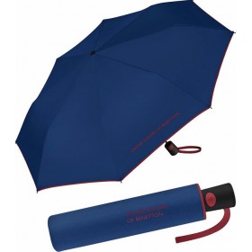 Benetton 13780 Ομπρέλα Βροχής Σπαστή Navy Μπλε Benetton 13780 Ομπρέλα Βροχής Σπαστή Navy Μπλε