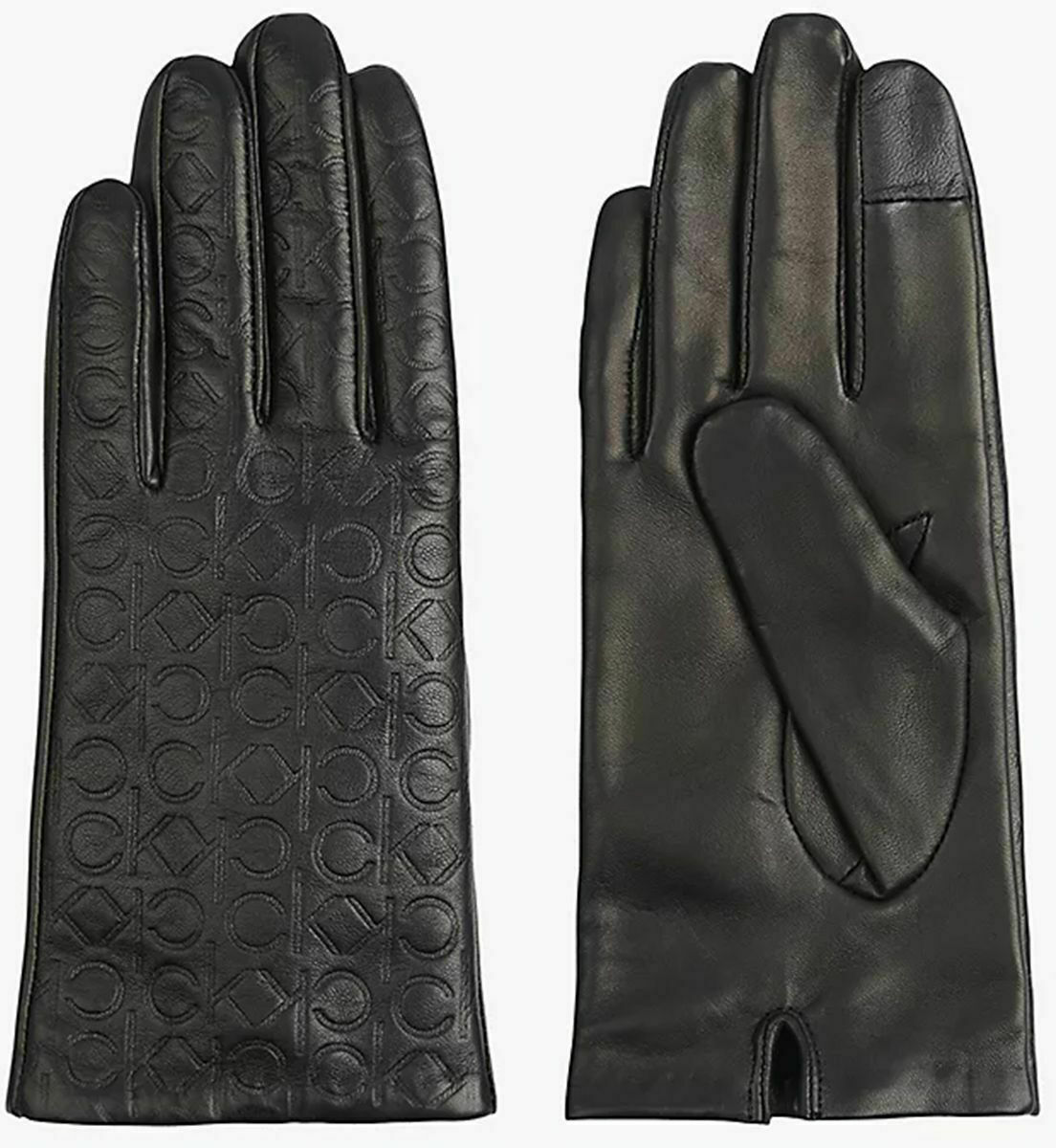 Calvin Klein Μαύρα Γυναικεία Δερμάτινα ΓάντιαΚωδικός: K60K608509-BAX 