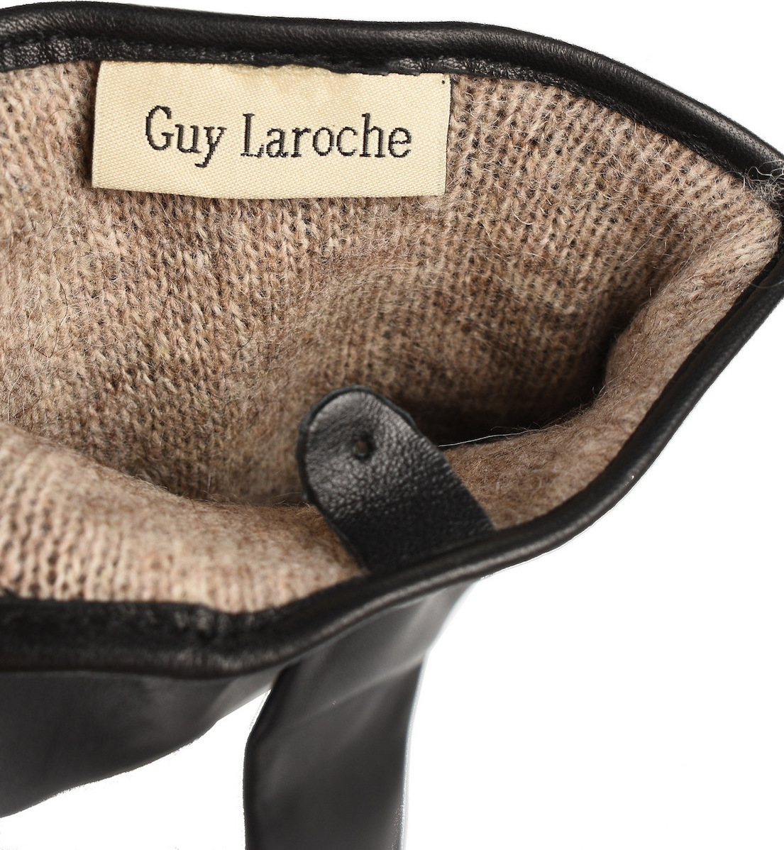 Guy Laroche 98951 Μαύρα Ανδρικά Δερμάτινα Γάντια