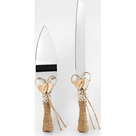 Μπούτλας 8664 Σπάτουλα & Μαχαίρι Τούρτας Γάμου Μπούτλας 8664 Σπάτουλα & Μαχαίρι Τούρτας Γάμου