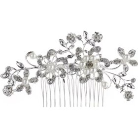 Νυφικό Χτένακι Bridal με Strass και Λουδούδια 11cm Νυφικό Χτένακι Bridal με Strass και Λουδούδια 11cm