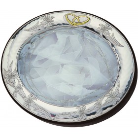 Prince Silvero Στεφανοθήκη Ασημένια 29x24cm