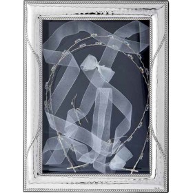 Prince Silvero Στεφανοθήκη Ασημένια 22x28cm