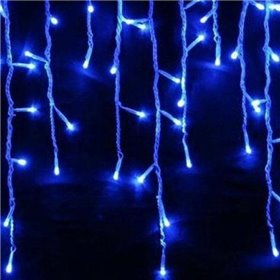 100 Χριστουγεννιάτικα Λαμπάκια LED Μπλε 1.8μ x 60εκ τύπου Βροχή με Διαφανές Καλώδιο EurolampΚωδικός: 600-11353  100 Χριστουγεννιάτικα Λαμπάκια LED Μπλε 1.8μ x 60εκ τύπου Βροχή με Διαφανές Καλώδιο EurolampΚωδικός: 600-11353