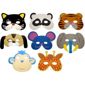 20 x Children's Foam Animal Masks