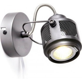 Aca Μονό Σποτ με Ντουί GU10 σε Γκρι Χρώμα Aca Μονό Σποτ με Ντουί GU10 σε Γκρι Χρώμα