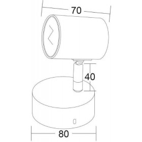 Aca Μονό Σποτ με Ντουί GU10 σε Λευκό ΧρώμαΚωδικός: SUH1891PW  Aca Μονό Σποτ με Ντουί GU10 σε Λευκό ΧρώμαΚωδικός: SUH1891PW