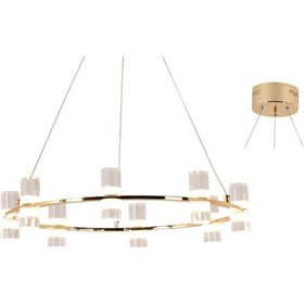 Aca Πολυέλαιος LED Ø52cm Χρυσός JNDP32LED52GD