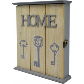 Ankor Κλειδοθήκη Τοίχου Ξύλινη Home Φυσικό/Γκρι 21.5x5.5x27cm Ankor Κλειδοθήκη Τοίχου Ξύλινη Home Φυσικό/Γκρι 21.5x5.5x27cm