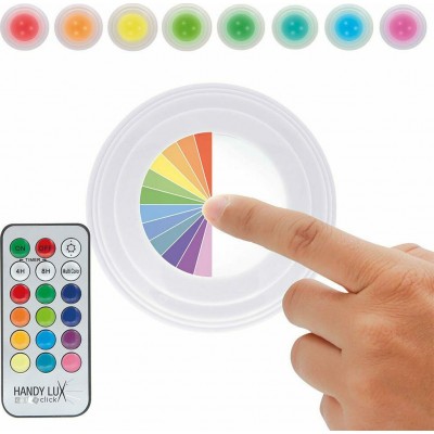 As Seen On TV Handy lux Color Click Φωτιστικό Ντουλάπας Μπαταρίας 5τμχ M20054