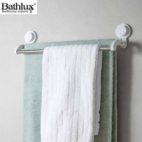 Bathlux 30129 Ράγα Μπάνιου Διπλή Επιτοίχια με Βεντούζα ΛευκήΚωδικός: 87003PFR75WH  Bathlux 30129 Ράγα Μπάνιου Διπλή Επιτοίχια με Βεντούζα ΛευκήΚωδικός: 87003PFR75WH