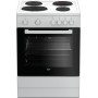 Beko FSM 66000 GWS Κουζίνα 65lt με Εμαγιέ Εστίες Π60εκ.