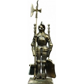 BGS2 Σετ Εργαλείων Τζακιού με Κρεμανταλά Μπρούτζινο