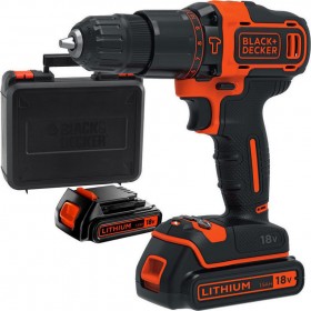 Black & Decker BDCHD18KB Κρουστικό Δραπανοκατσάβιδο Μπαταρίας 18V 2x1.5Ah Black & Decker BDCHD18KB Κρουστικό Δραπανοκατσάβιδο Μπαταρίας 18V 2x1.5Ah