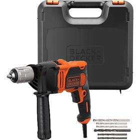 Black & Decker BEH850K Κρουστικό Δράπανο 850W με Θήκη και με 6 Τρυπάνια Black & Decker BEH850K Κρουστικό Δράπανο 850W με Θήκη και με 6 Τρυπάνια