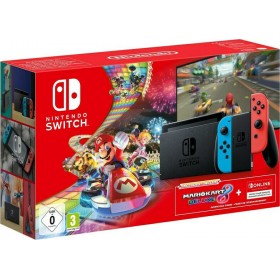 Nintendo Switch (2019 Edition) 32GB Mario Kart 8 Deluxe (Digital) &amp 3 Μήνες Συνδρομή (Official Bundle)