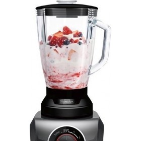 Bosch MMB42G0B Μπλέντερ με Γυάλινη Κανάτα 1.5lt 700Watt Μαύρο