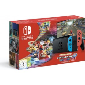 Nintendo Switch (2019 Edition) 32GB Mario Kart 8 Deluxe (Official Bundle)