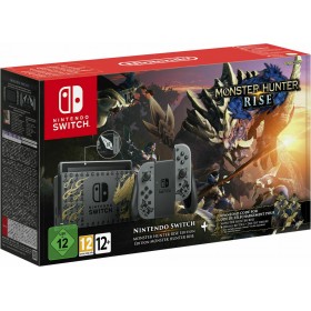 Nintendo Switch (2019 Edition) 32GB Monster Hunter Rise (Official Bundle)
