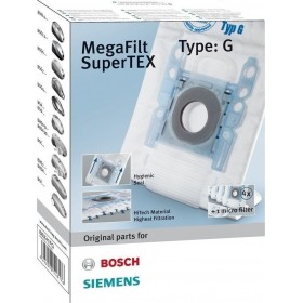 Bosch/Siemens BBZ41FG Type G Σακούλες Σκούπας 4τμχ Bosch/Siemens BBZ41FG Type G Σακούλες Σκούπας 4τμχ