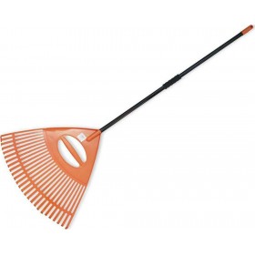 Bradas Πλαστική Σκούπα Φύλλων με Μεταλλικό Κοντάρι