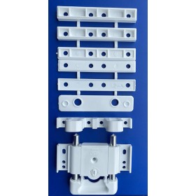 Cal Cobra Ασφάλεια Αλουμινίων για Ανοιγόμενα Πορτοπαράθυρα Λευκό Cal Cobra Ασφάλεια Αλουμινίων για Ανοιγόμενα Πορτοπαράθυρα Λευκό