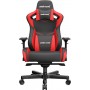 Anda Seat AD12XL Kaiser II Καρέκλα Gaming Δερματίνης με Ρυθμιζόμενα Μπράτσα Μαύρο/Κόκκινο