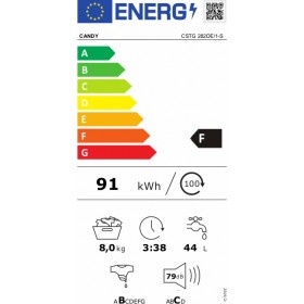 Candy CSTG 282DE/1-S 1200 Στροφές 8kg