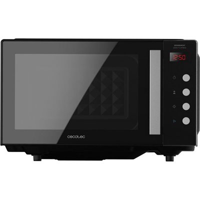 Cecotec Grandheat 2000 Flatbed Black Φούρνος Μικροκυμάτων 20lt