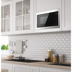 Cecotec Grandheat 2050 Steel Black Εντοιχιζόμενος Φούρνος Μικροκυμάτων με Grill 20lt