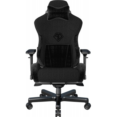 Anda Seat AD12XLLA T-Pro II Υφασμάτινη Καρέκλα Gaming με Ρυθμιζόμενα Μπράτσα Μαύρη