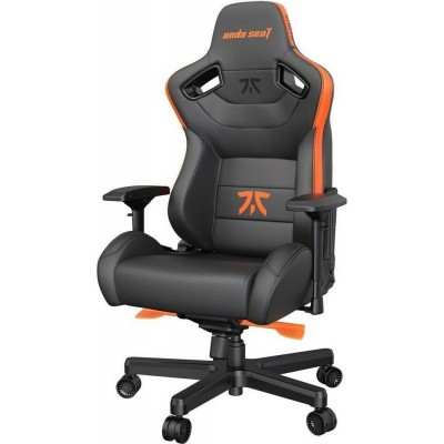 Anda Seat AD12XL V2 FNATIC Edition Καρέκλα Gaming Δερματίνης με Ρυθμιζόμενα Μπράτσα Μαύρη