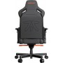 Anda Seat AD12XL V2 FNATIC Edition Καρέκλα Gaming Δερματίνης με Ρυθμιζόμενα Μπράτσα Μαύρη