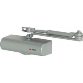 Cisa Μηχανισμός Επαναφοράς Πόρτας 60450.03.97 Ασημί