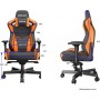 Anda Seat AD12XL Kaiser II Καρέκλα Gaming Δερματίνης με Ρυθμιζόμενα Μπράτσα Μαύρο/Πορτοκαλί