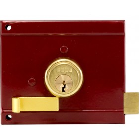 Domus ABBA Κλειδαριά Ασφαλείας Κουτιαστή χωρίς Αντίκρυσμα Δεξιά 36050R Κόκκινο Domus ABBA Κλειδαριά Ασφαλείας Κουτιαστή χωρίς Αντίκρυσμα Δεξιά 36050R Κόκκινο
