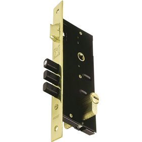 Domus Κλειδαριά Ασφαλείας Τρίαινα για Ξύλινες Πόρτες 9054C Χρυσό Domus Κλειδαριά Ασφαλείας Τρίαινα για Ξύλινες Πόρτες 9054C Χρυσό