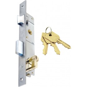 Domus Κλειδαριά Χωνευτή Γλωσσού 20mm Χρωμίου με Κύλινδρο 54mm Χρυσό 90120 Domus Κλειδαριά Χωνευτή Γλωσσού 20mm Χρωμίου με Κύλινδρο 54mm Χρυσό 90120