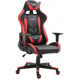 Varossi Racer Καρέκλα Gaming Δερματίνης Κόκκινη Varossi Racer Καρέκλα Gaming Δερματίνης Κόκκινη