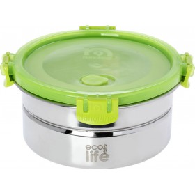 Ecolife Δοχείο Φαγητού Θερμός Inox Πράσινο 1000mlΚωδικός: 33-FC-9077 