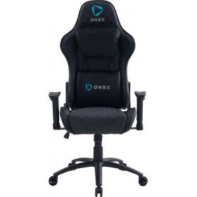 Eureka Ergonomic GX330-B Καρέκλα Gaming Δερματίνης με Ρυθμιζόμενα Μπράτσα Μαύρη Eureka Ergonomic GX330-B Καρέκλα Gaming Δερματίνης με Ρυθμιζόμενα Μπράτσα Μαύρη