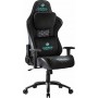 Eureka Ergonomic GX330-B Καρέκλα Gaming Δερματίνης με Ρυθμιζόμενα Μπράτσα Μαύρη