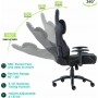 Eureka Ergonomic GX330-B Καρέκλα Gaming Δερματίνης με Ρυθμιζόμενα Μπράτσα Μαύρη