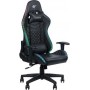 Eureka Ergonomic GX330-B Καρέκλα Gaming Δερματίνης με Ρυθμιζόμενα Μπράτσα Μαύρη