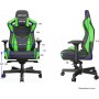 Anda Seat AD12XL Kaiser II Καρέκλα Gaming Δερματίνης με Ρυθμιζόμενα Μπράτσα Μαύρο/Πράσινο