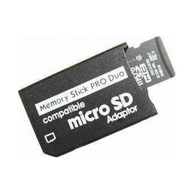 Memory Stick Pro Duo Adapter to micro SD PSP